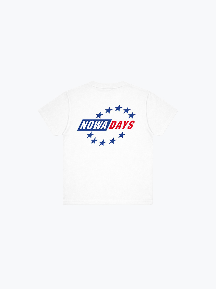 Nowadays Magazine Nowadays Magazine - Euro White - T-Shirts - Heren Wit T-Shirts