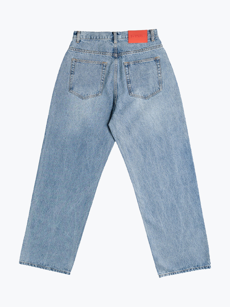 BeWider BeWider - Super loose Sunny jeans - Jeans - Unisex Blauw Jeans