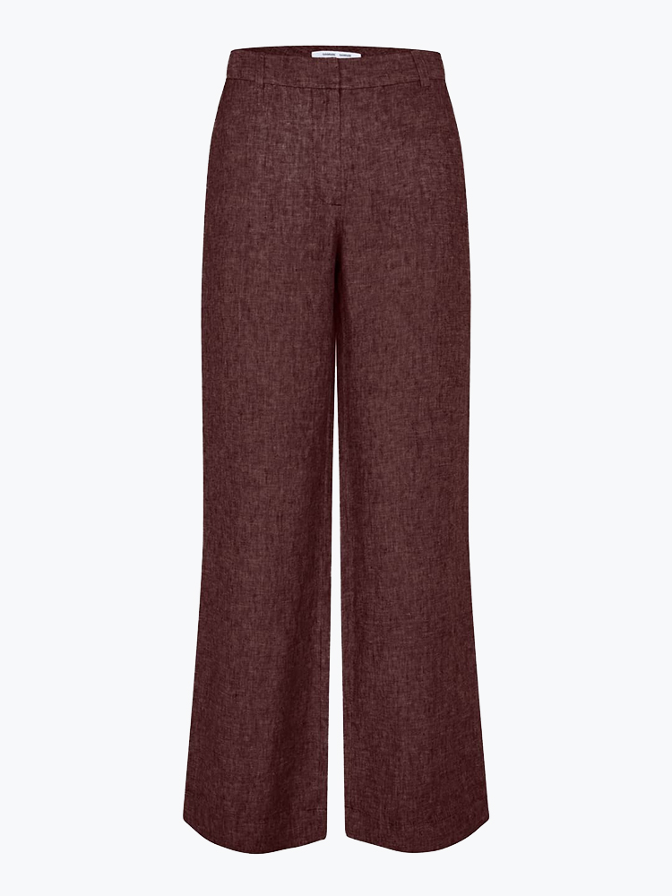 Samsoe Samsoe Samsoe Samsoe - Salara Trousers Fudge - Broeken - Dames Bruin Broeken