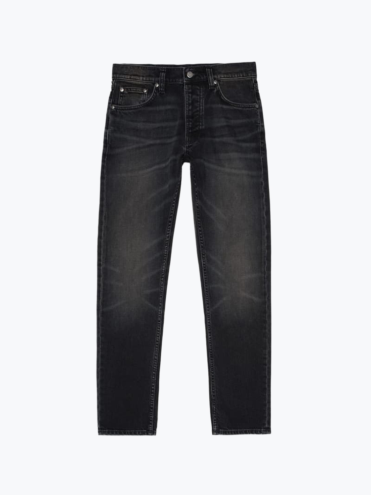 Nudie Jeans Nudie Jeans - Solid Ollie Black Force Black Force - Jeans - Heren Zwart Jeans