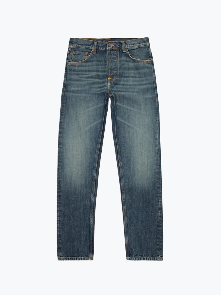 Nudie Jeans Nudie Jeans - Steady Eddie II Sand Storm Sand Storm - Jeans - Heren Beige Jeans