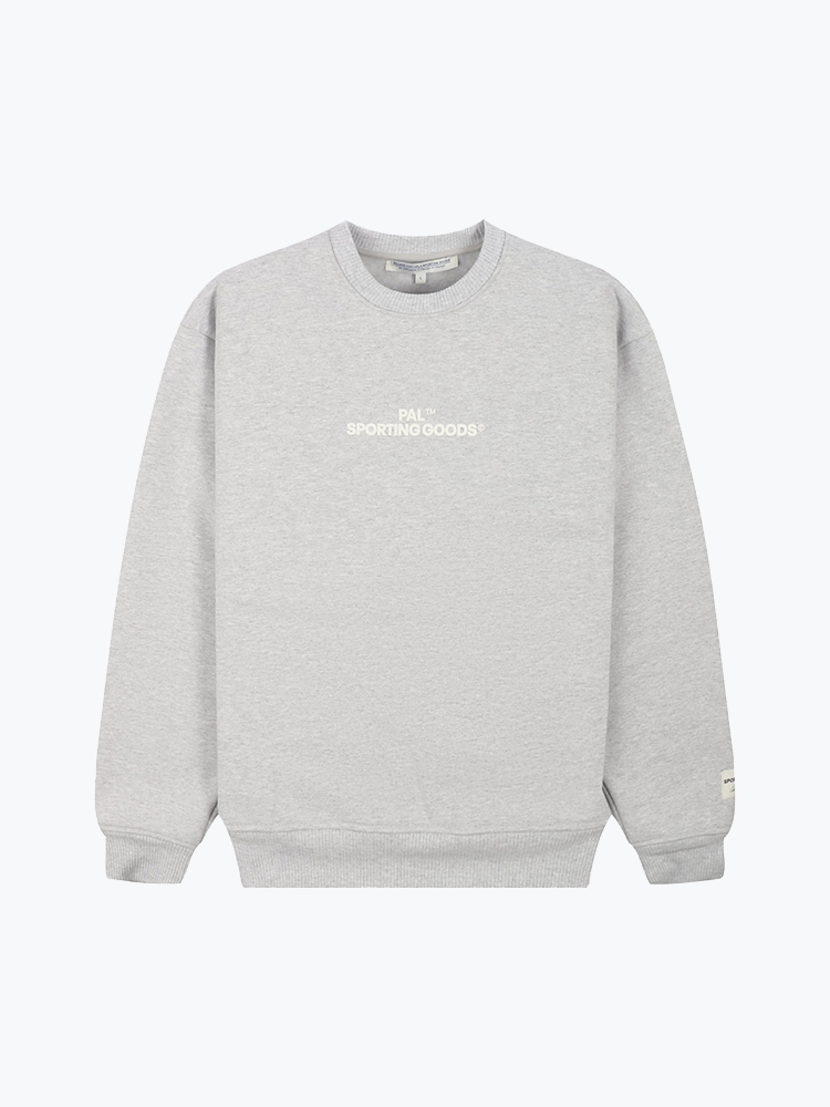 Pal Sporting Goods PAL Sporting Goods - The Cyr Crewneck Light Gray Marl - Truien - Heren Grijs Truien