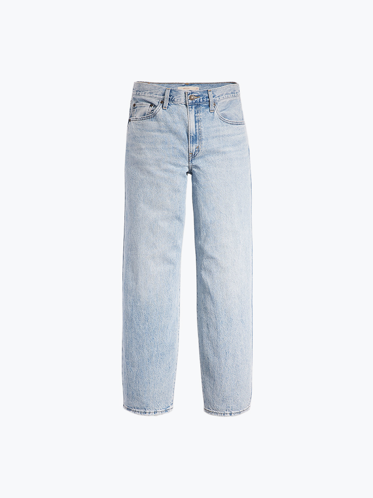Levi's Levi's - Baggy Dad Fan Flare Light Indigo - Jeans - Dames Blauw Jeans