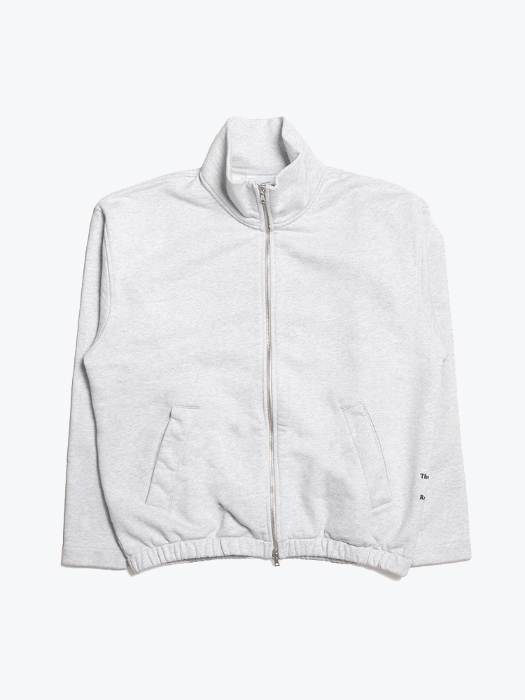 The Savage Report The Savage Report - Full Zip Up Sweat Heather Grey - Vesten - Heren Grijs Vesten