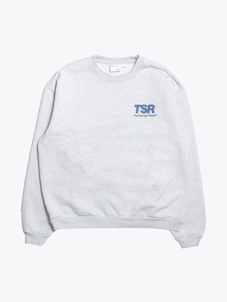 The Savage Report The Savage Report - Tsr Sport Sweater Heather Grey - Truien - Heren Grijs Truien