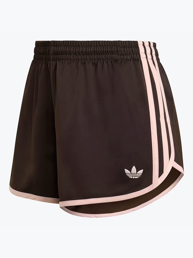 Adidas Adidas - 3S Sprntr Short Auco/Sanpin Brown - Shorts - Dames Bruin Shorts