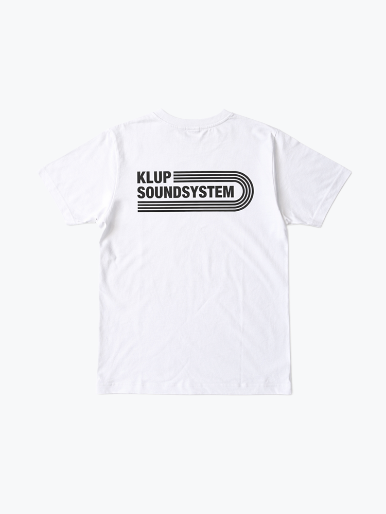 KLUP KLUP - Soundsystem Tee White - T-Shirts - Heren Wit T-Shirts