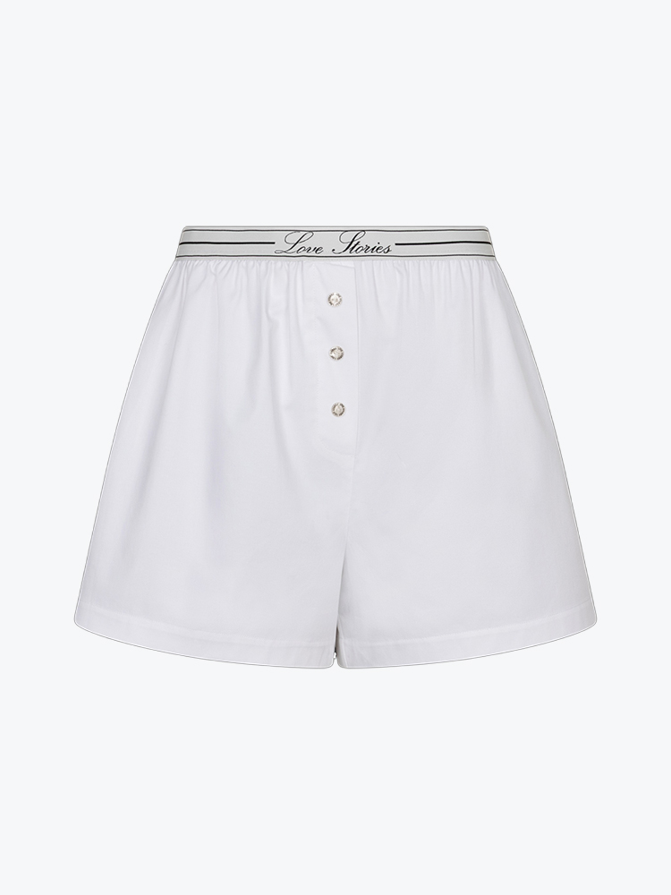Love Stories Love Stories - James White - Shorts - Dames Wit Shorts
