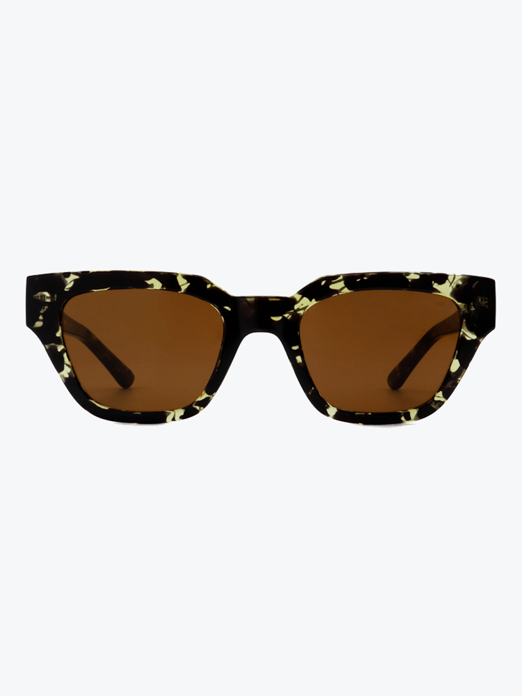 A.Kjaerbede A.Kjaerbede - Kaws Black / Yellow Tortoise - Zonnebrillen - Unisex Multi Zonnebrillen