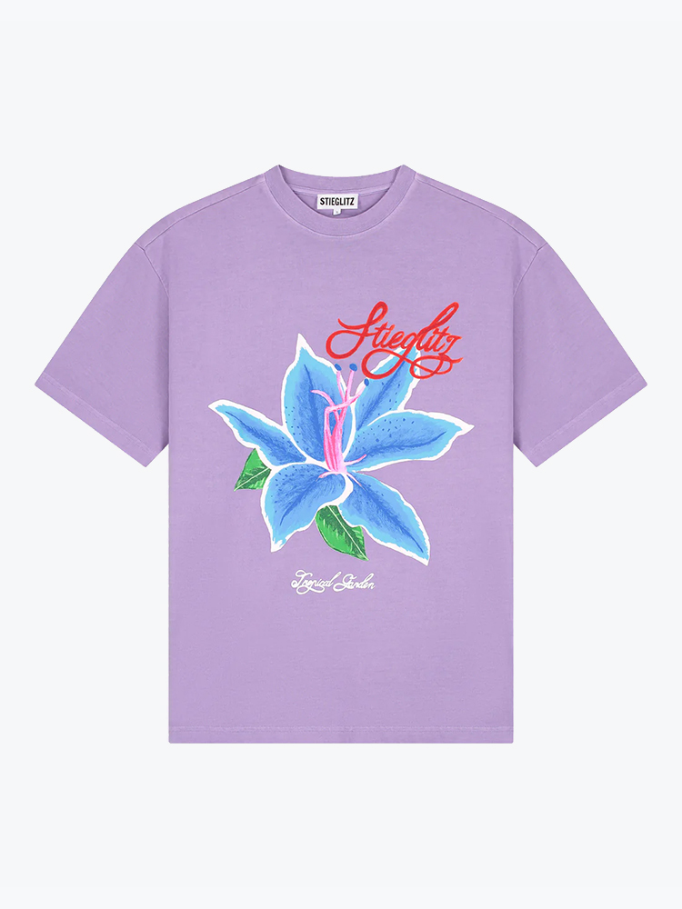 Stieglitz Stieglitz - Claudia Oversized T-shirt Purple - T-Shirts - Dames Paars T-shirts