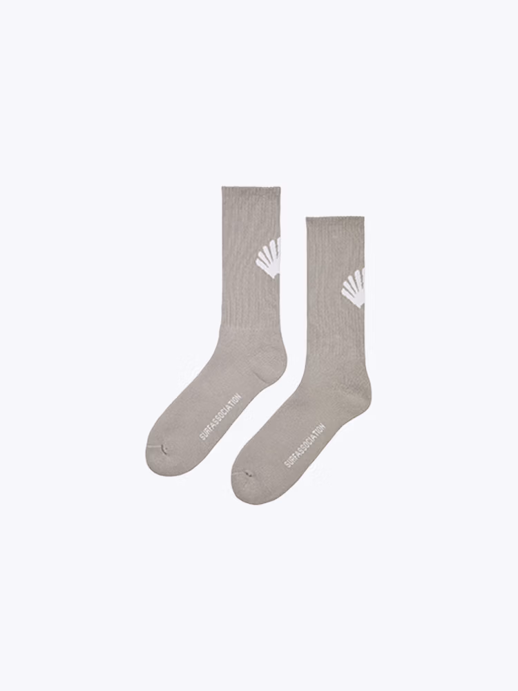 New Amsterdam Surf Association New Amsterdam Surf Association - Logo Socks Single Sand - Sokken - Unisex Beige Sokken
