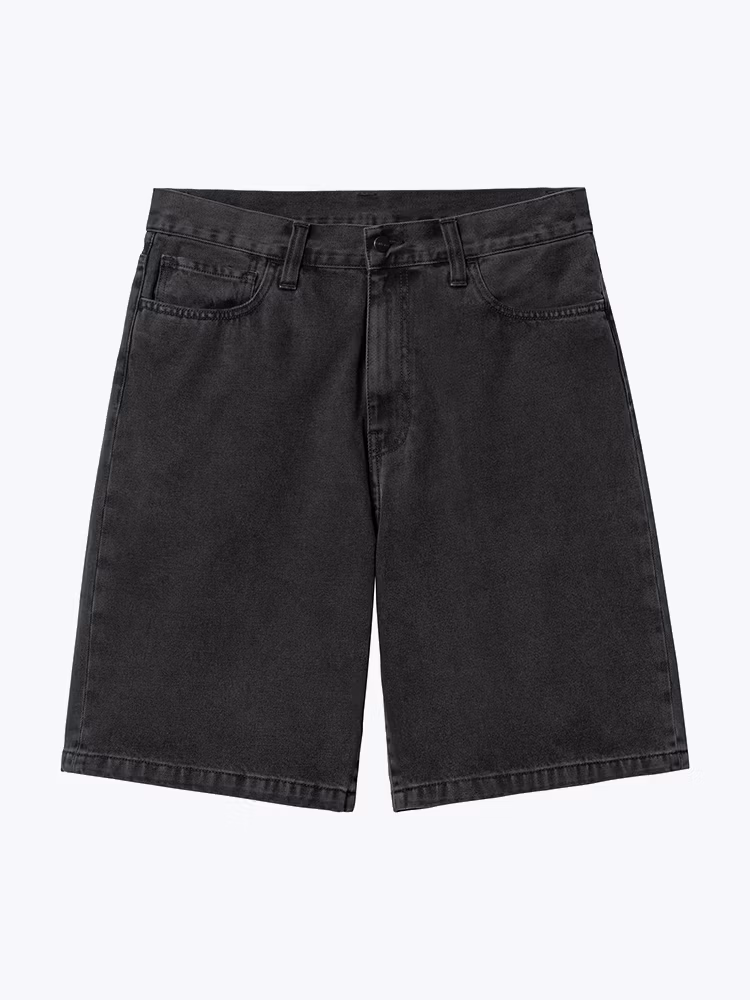 Carhartt WIP Carhartt WIP - Landon Short Black Stone Washed - Shorts - Heren Zwart Shorts