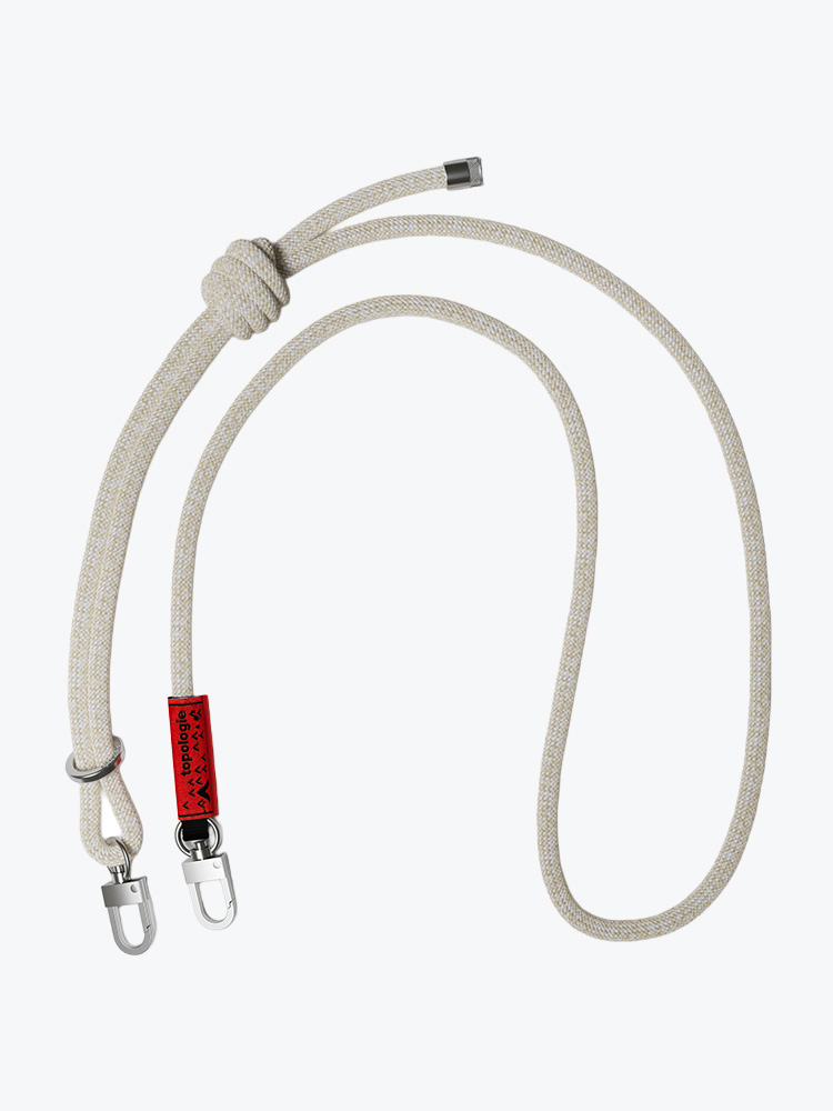 Topologie Topologie - 8.0Mm Rope Strap Beige Melange Beige Melange - Accessoires - Unisex Beige Tassen